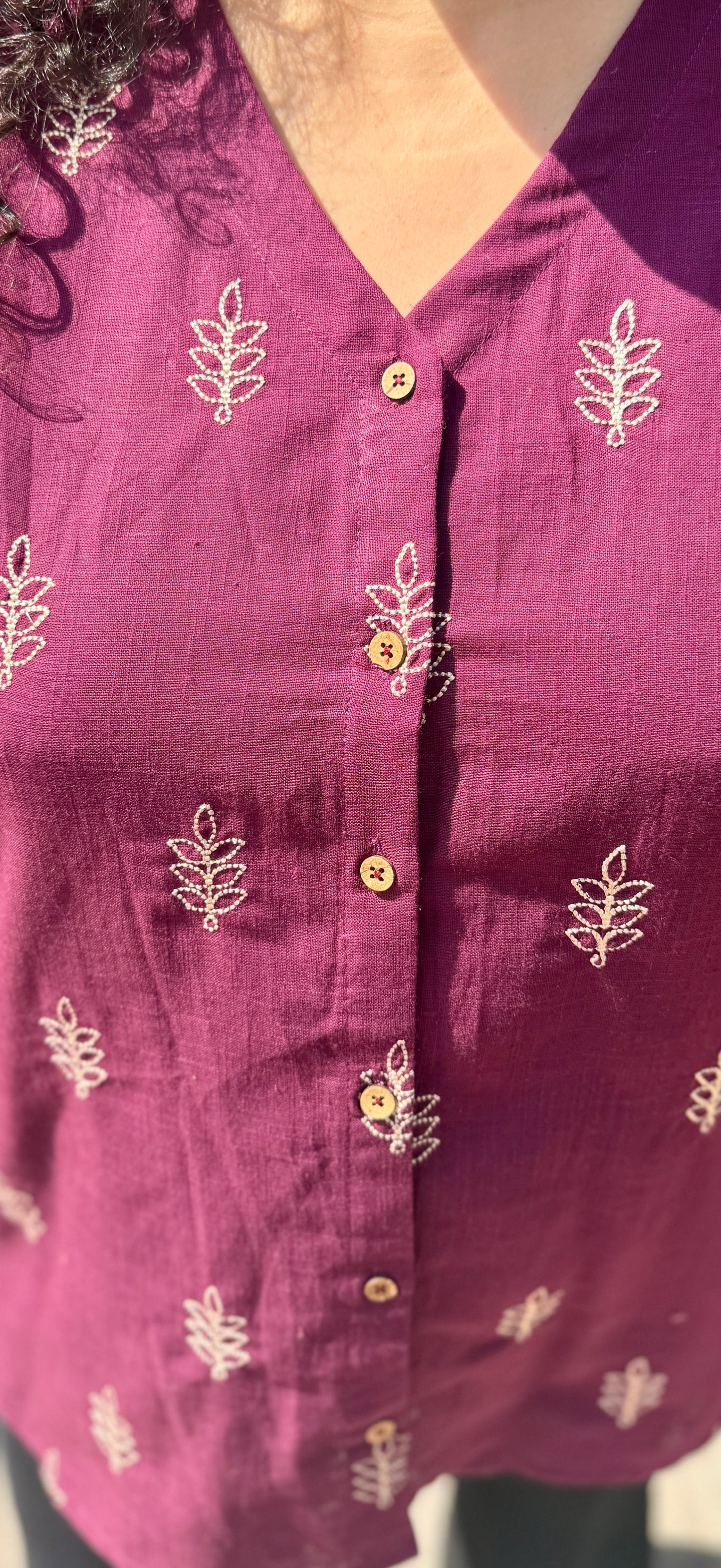 Wine Shirt – Embroidered