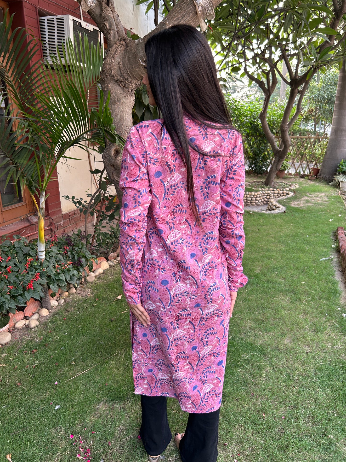 Soft Pink Long Kurta