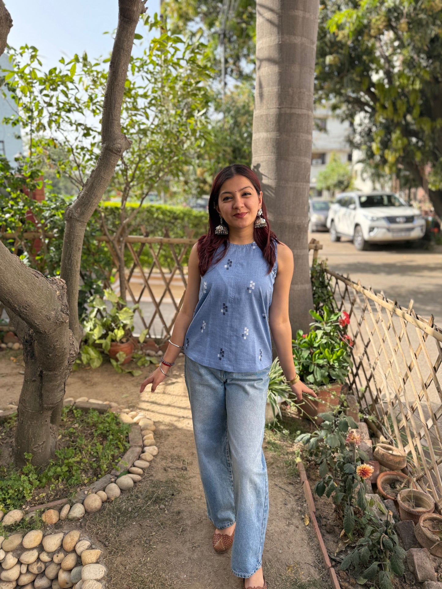 Denim Breeze top