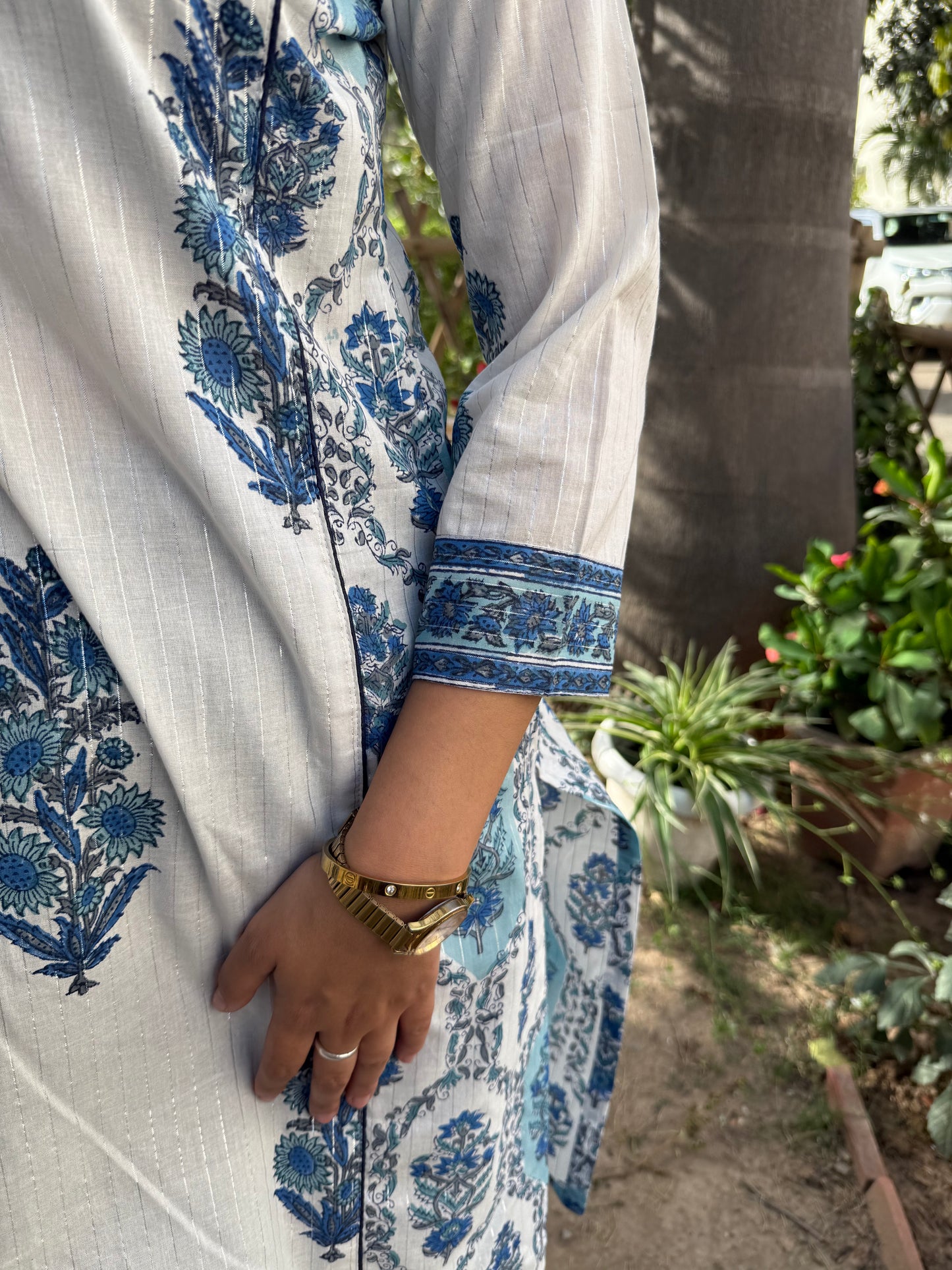 Firozi Mehak Kali kurta