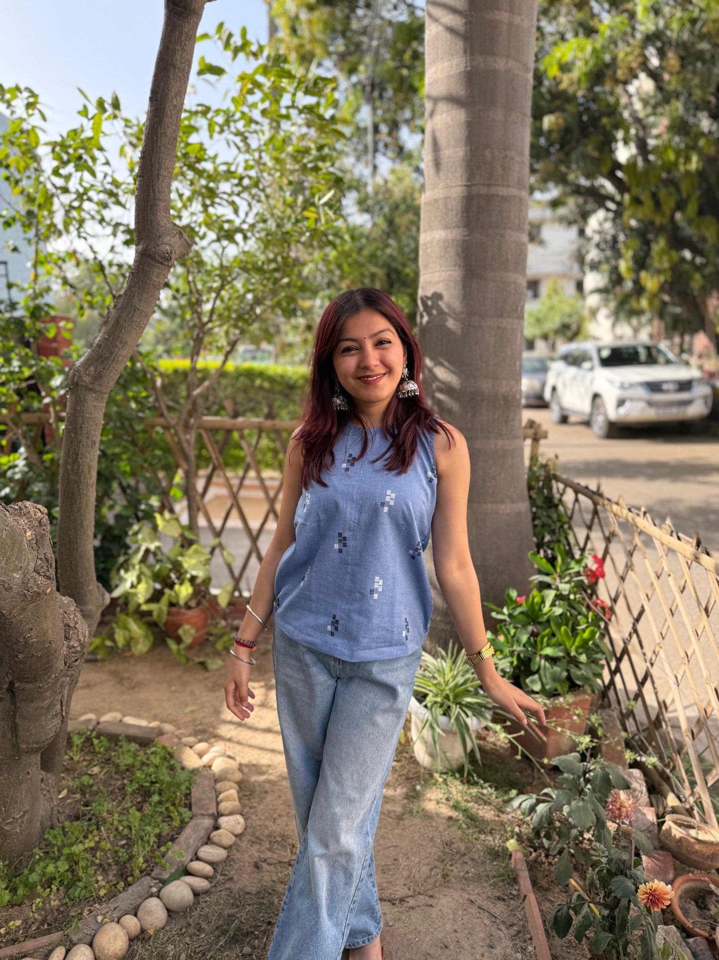 Denim Breeze top