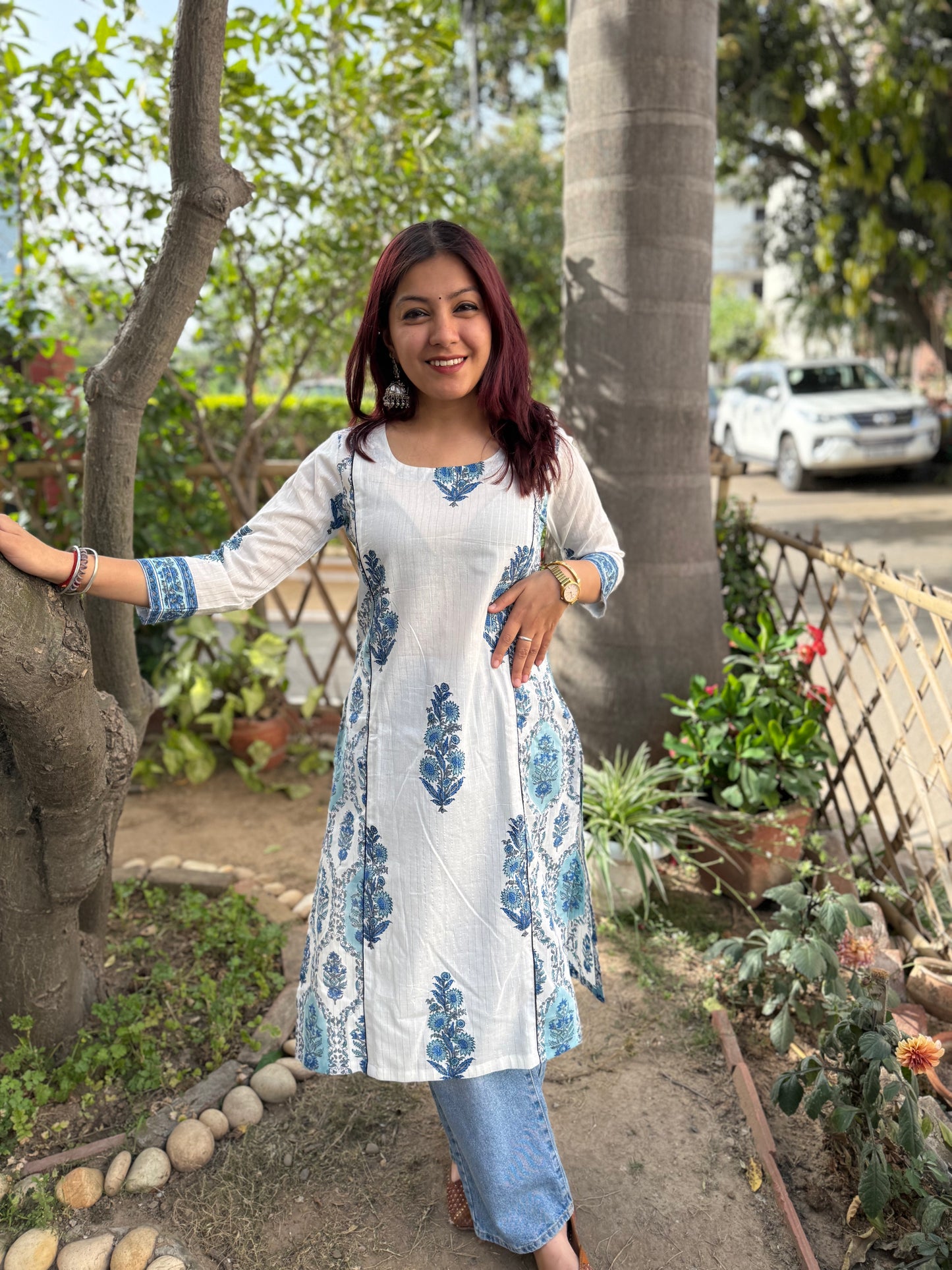 Firozi Mehak Kali kurta