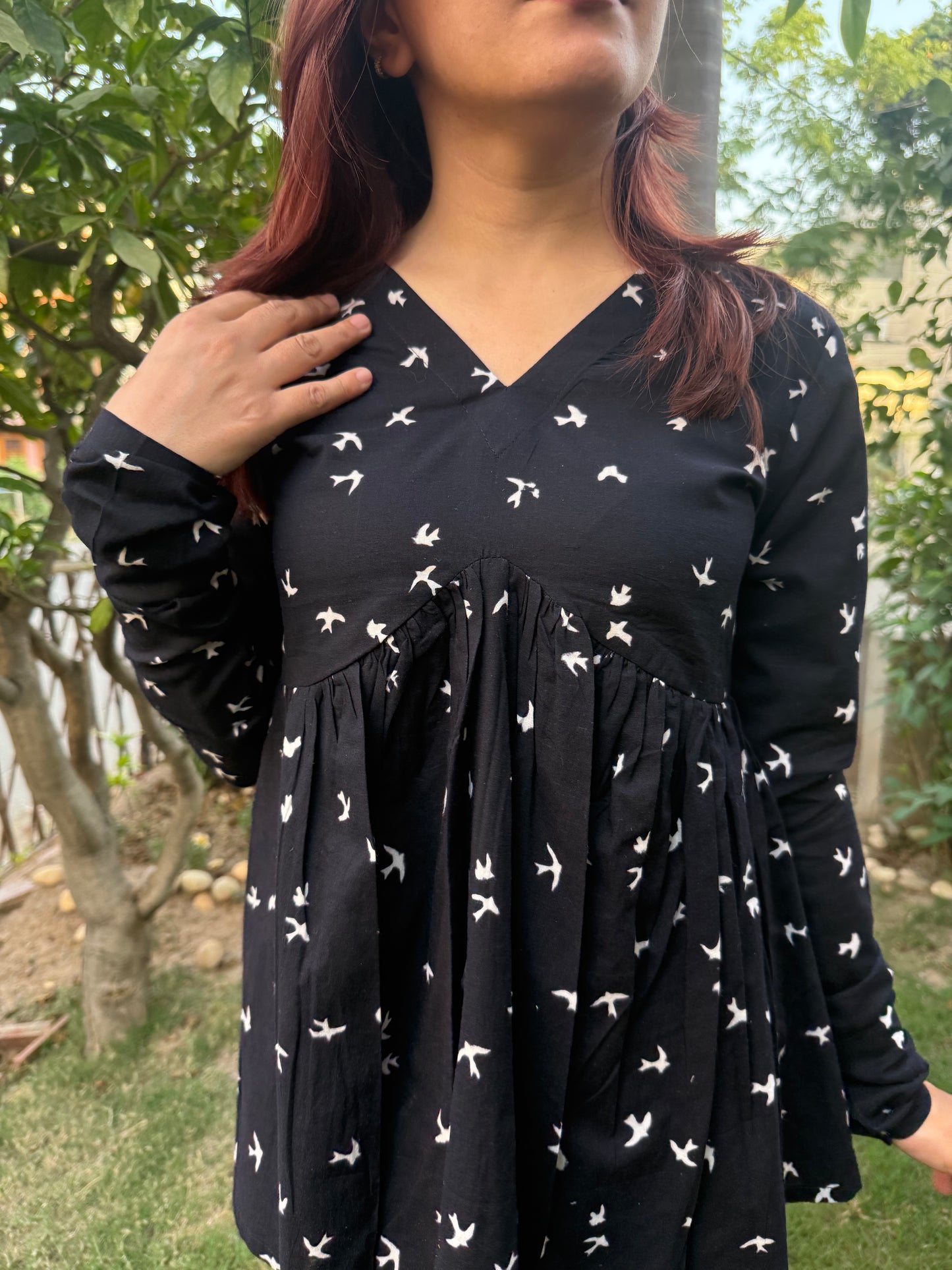 Black Bird Booti Top