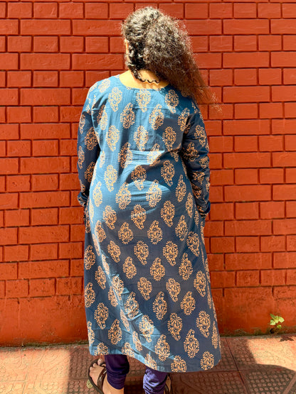 Neel buti kurta