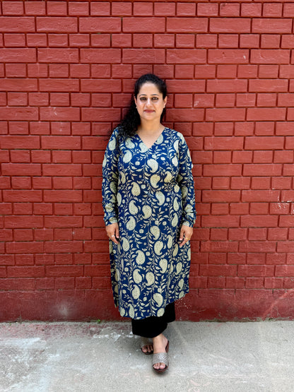 Neel Paisley Kurta