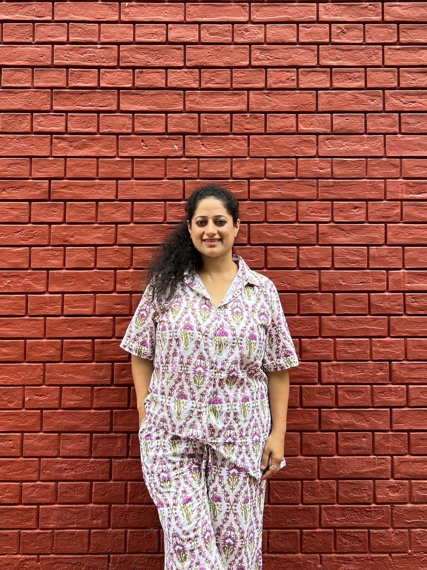 Floral Bliss Cotton Co-ord Set