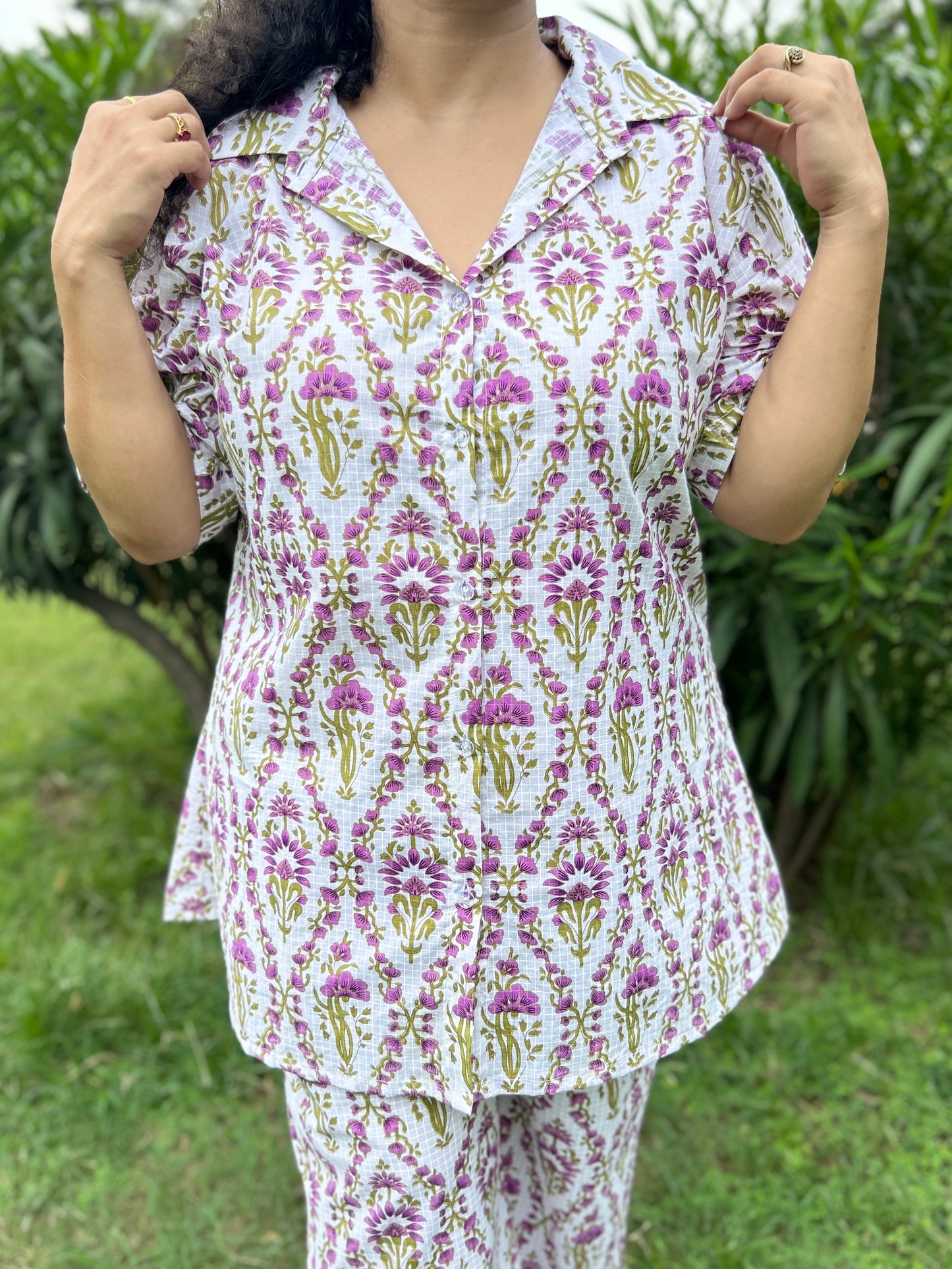Floral Bliss Cotton Co-ord Set