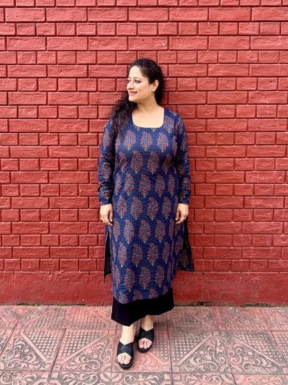 Indigo Buti kurta