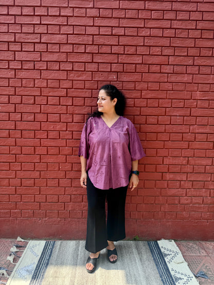Jamuni embroidered anti fit top