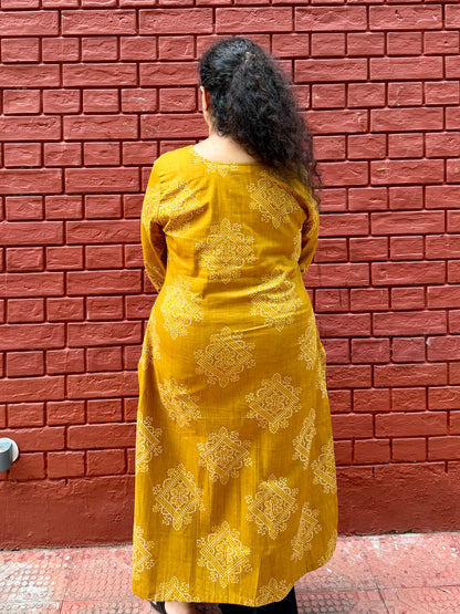 Mustard Yellow Kurta