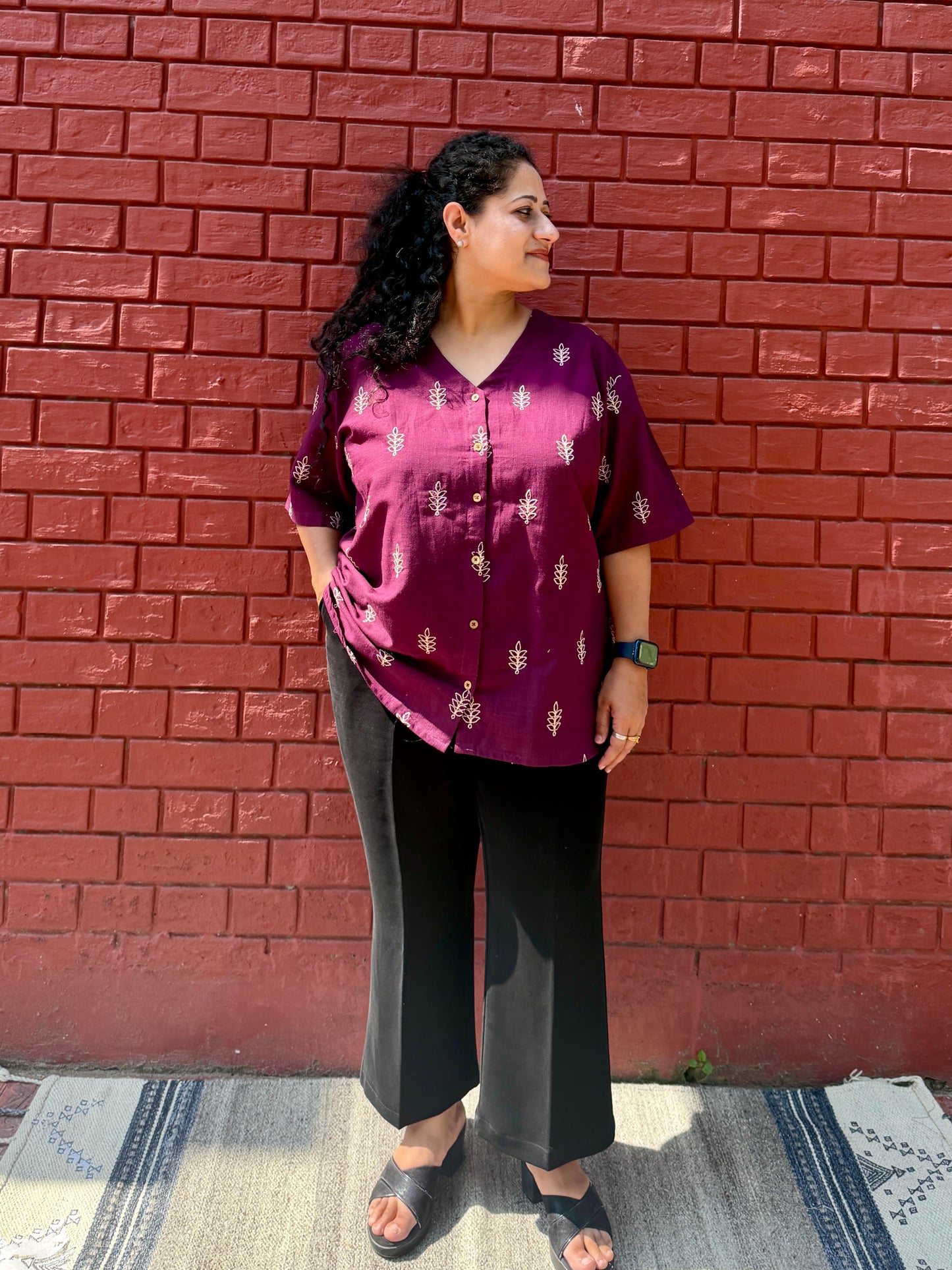 Wine Shirt – Embroidered