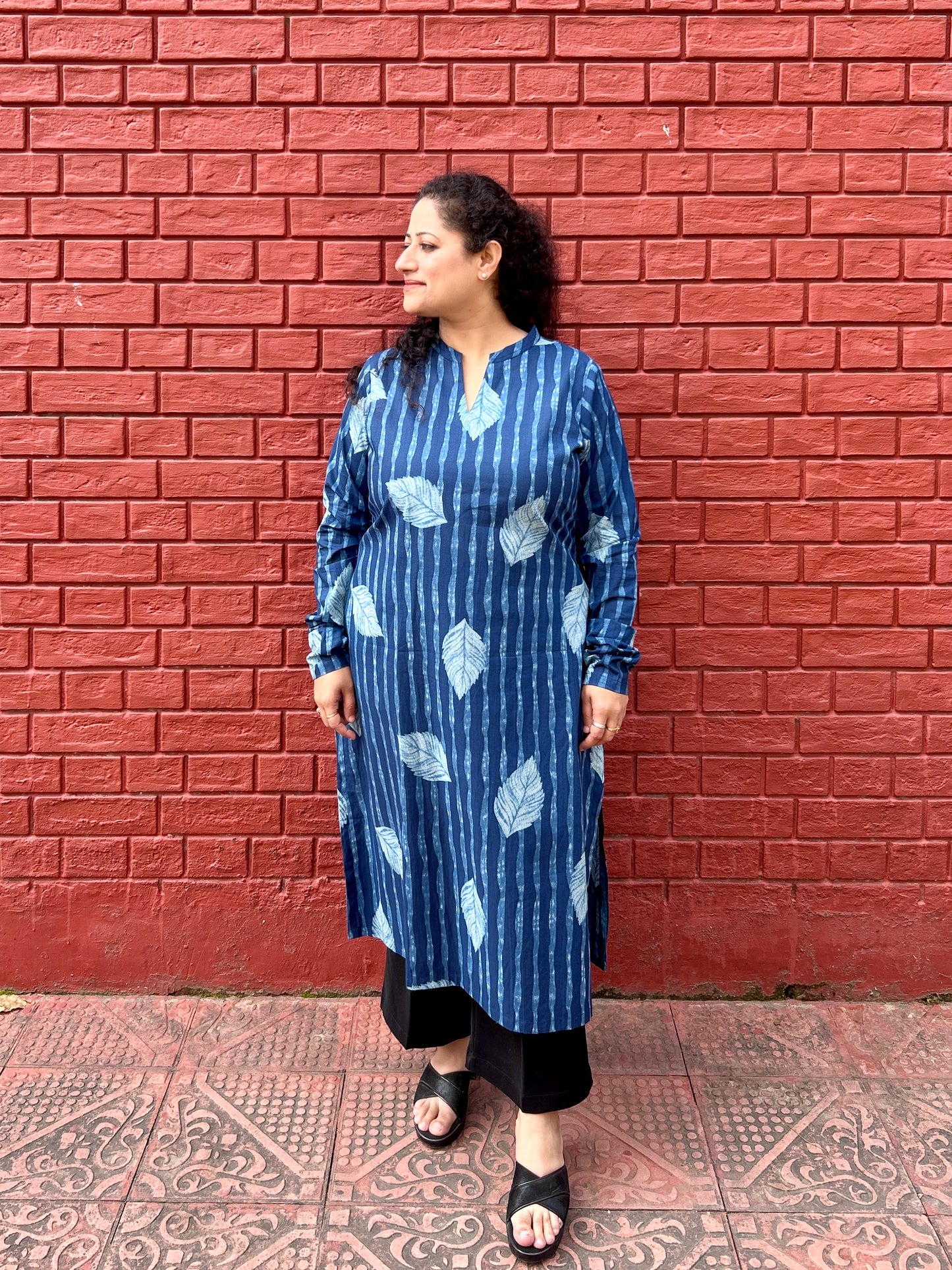 Indigo Leaf Kurta