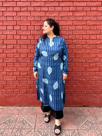 Indigo Leaf Kurta