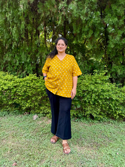 Yellow Butti Anti-Fit Shirt