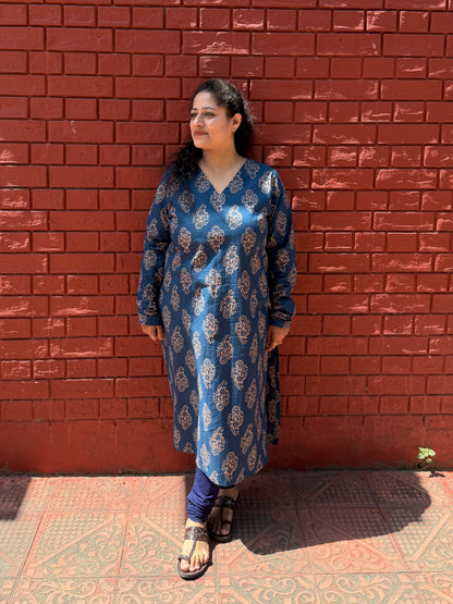 Neel buti kurta