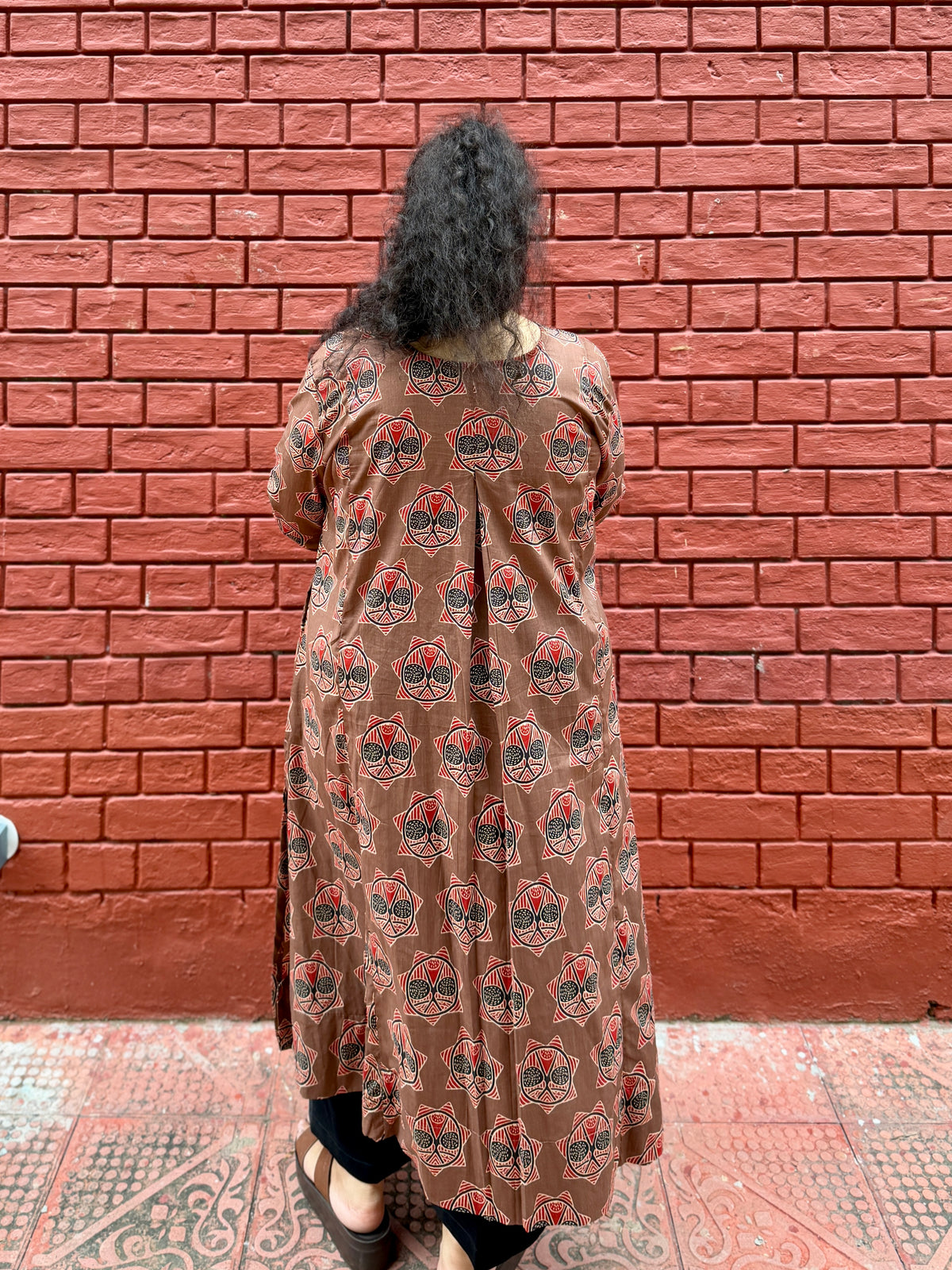 Amber Buta A-Line Cotton Kurta