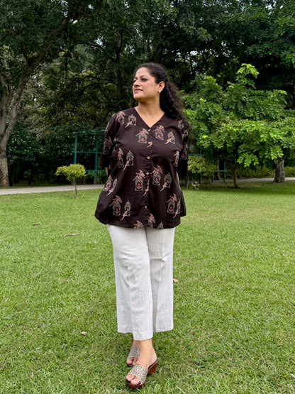 Coffee bird shirt