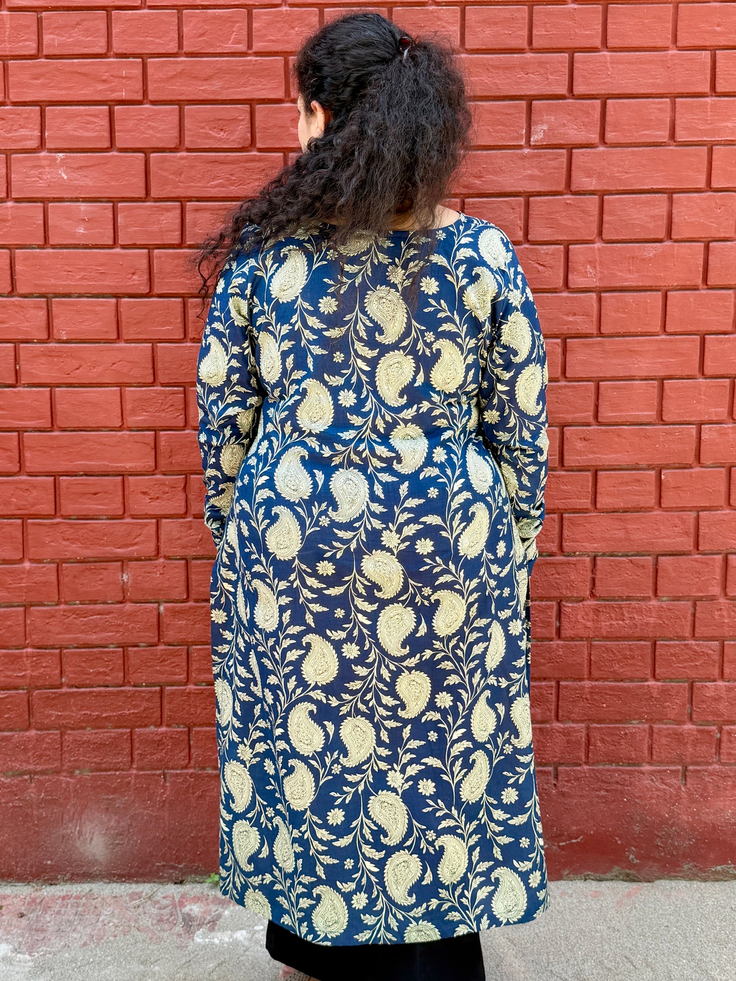 Neel Paisley Kurta