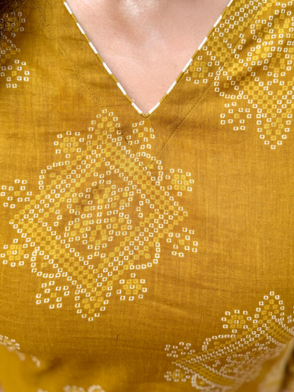 Mustard Yellow Kurta