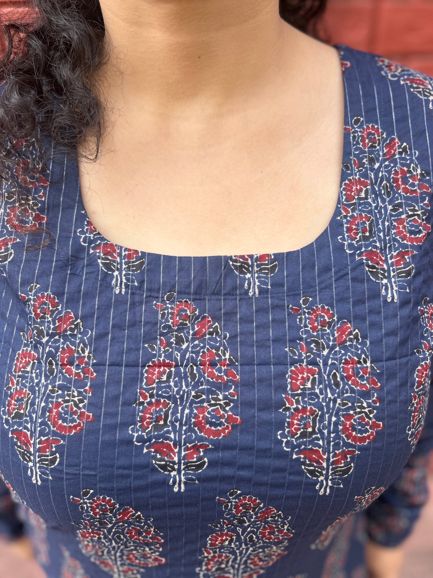 Indigo Buti kurta