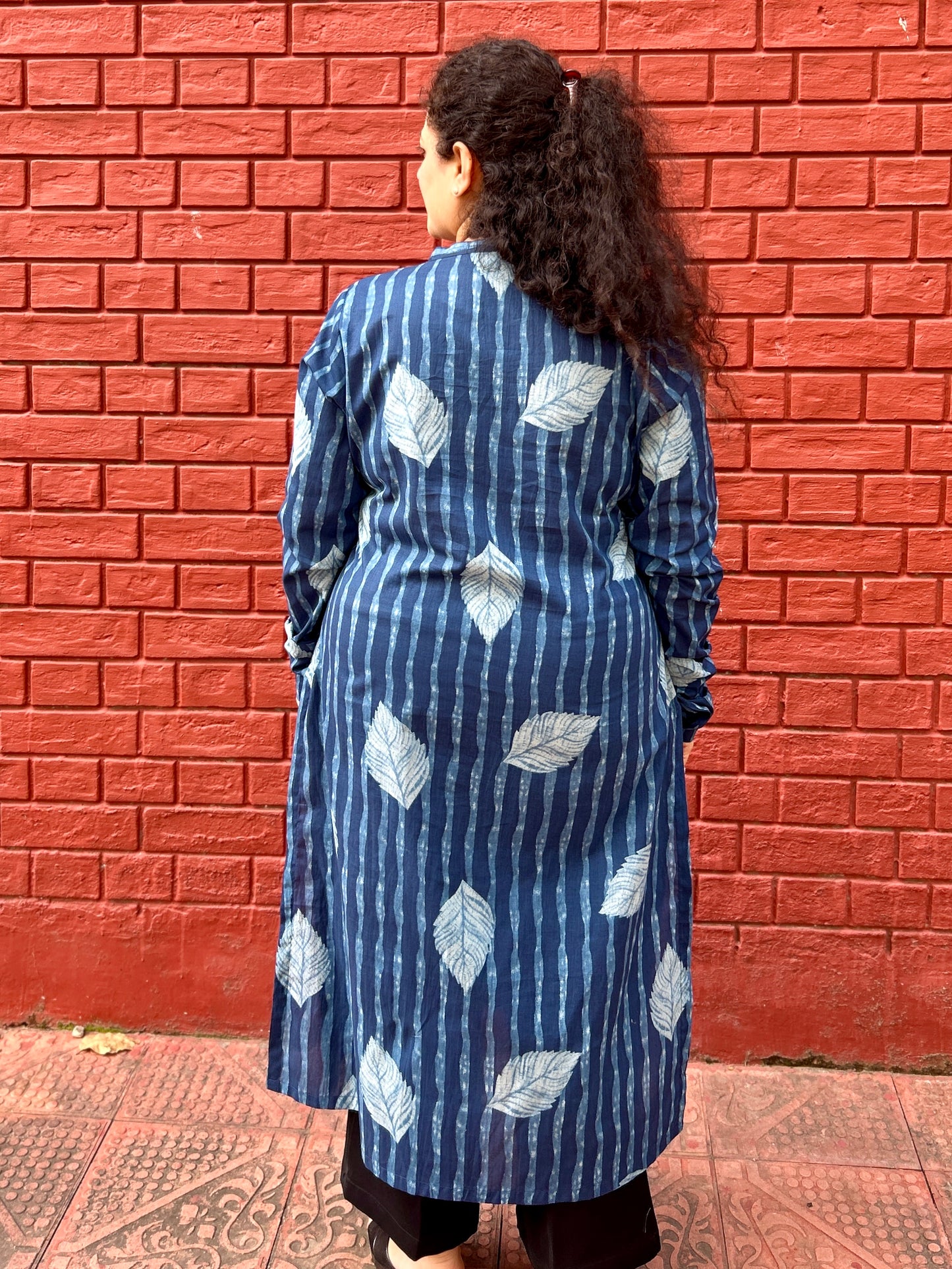 Indigo Leaf Kurta