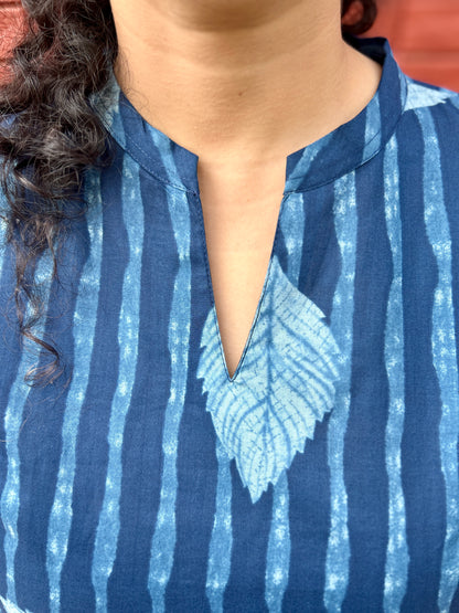 Indigo Leaf Kurta