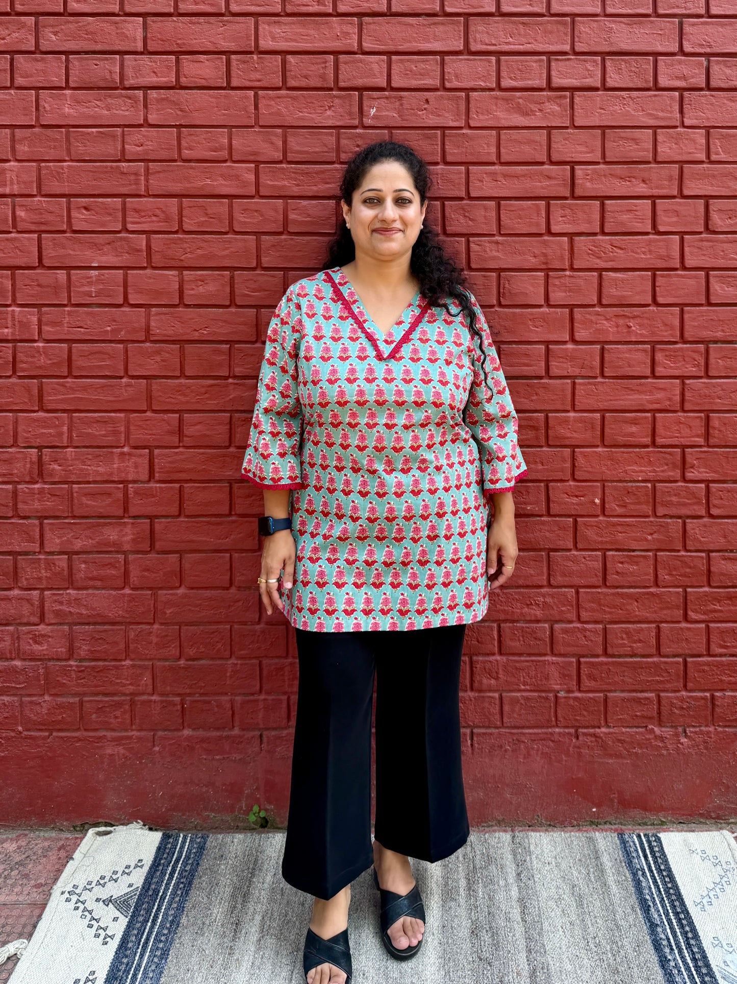 Pista Green kurti