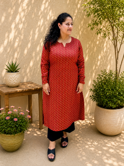 Ruby Buti Long Kurta ❤️