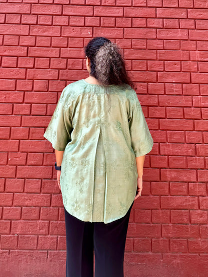 Pista Embroidered anti fit top