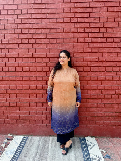 Ombré Neel kurta