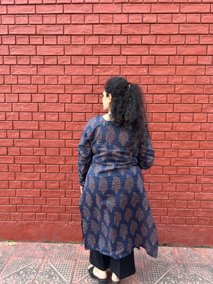 Indigo Buti kurta