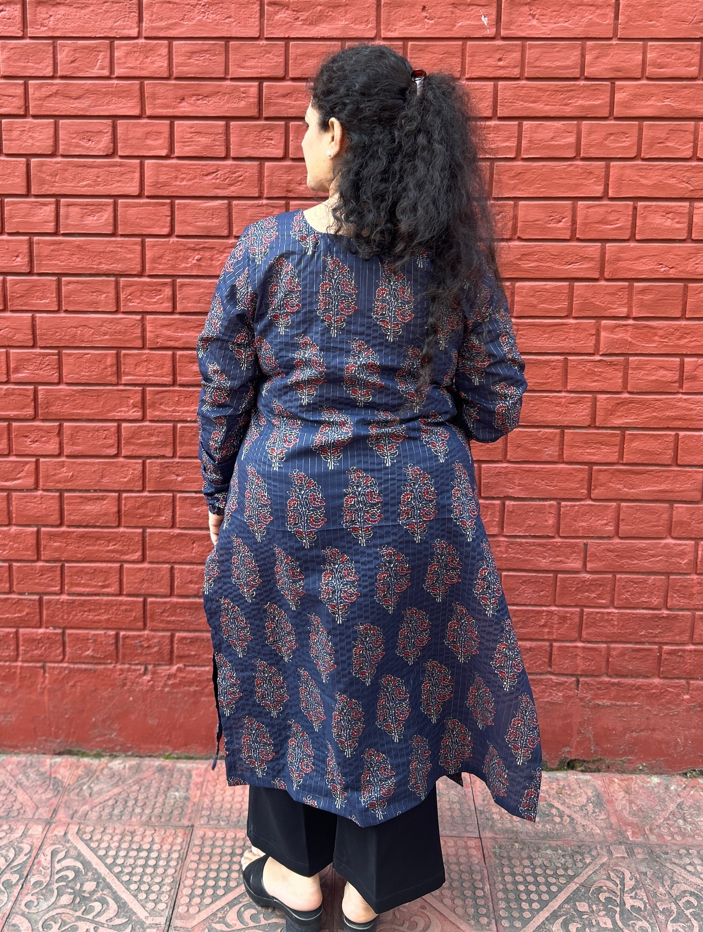 Indigo Buti kurta