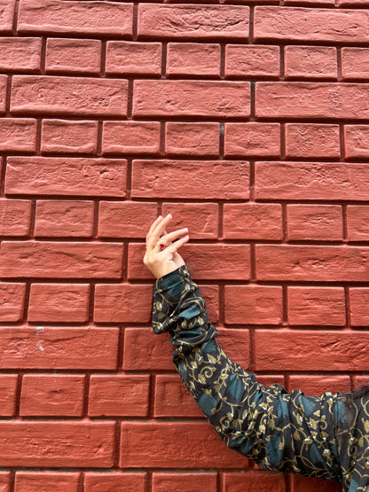 Black Lotus Ajrakh Kurta