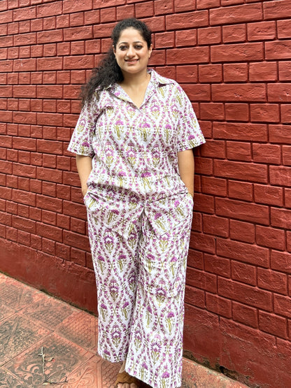 Floral Bliss Cotton Co-ord Set