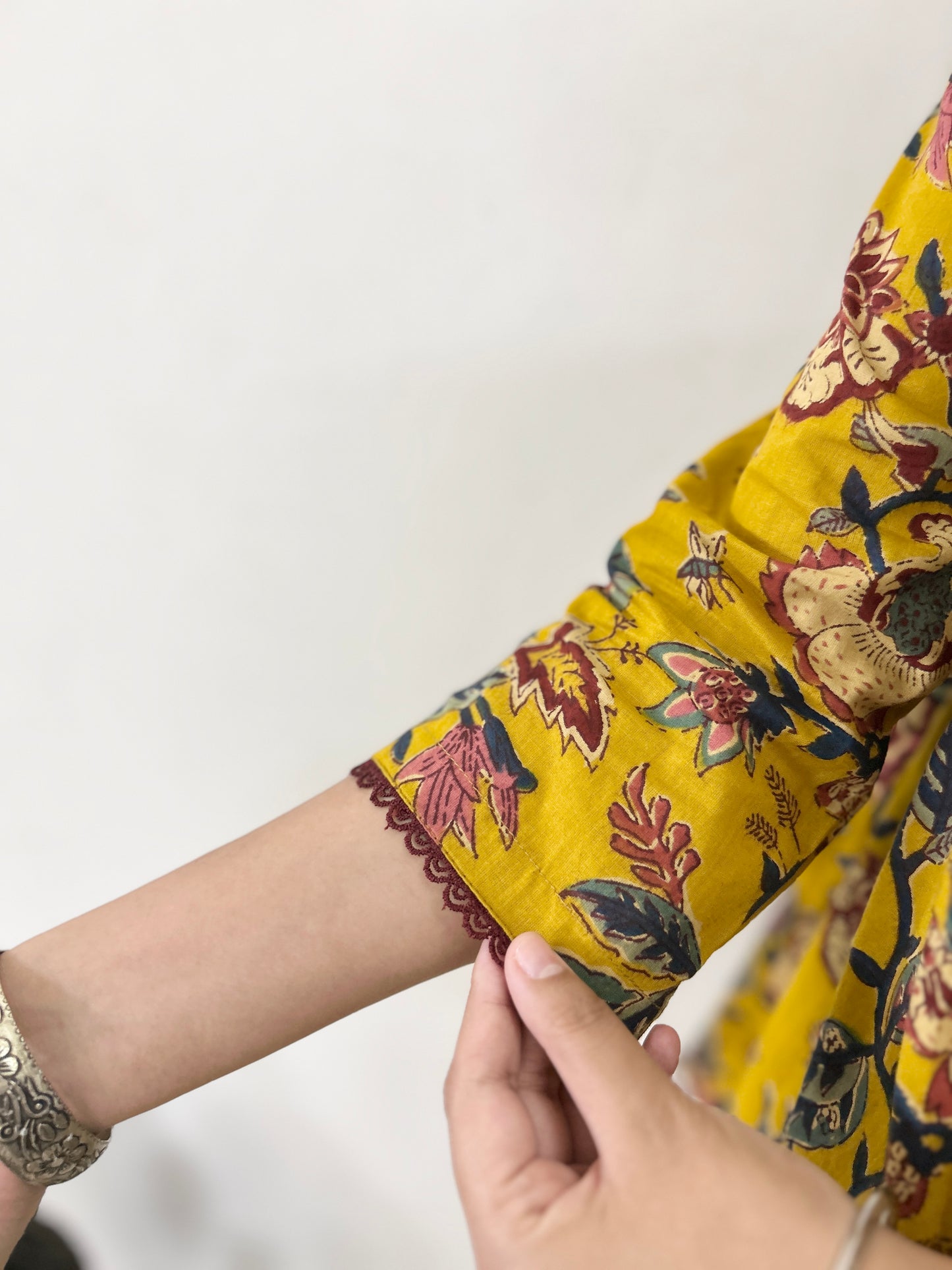 Mustard Blossom Flared Top