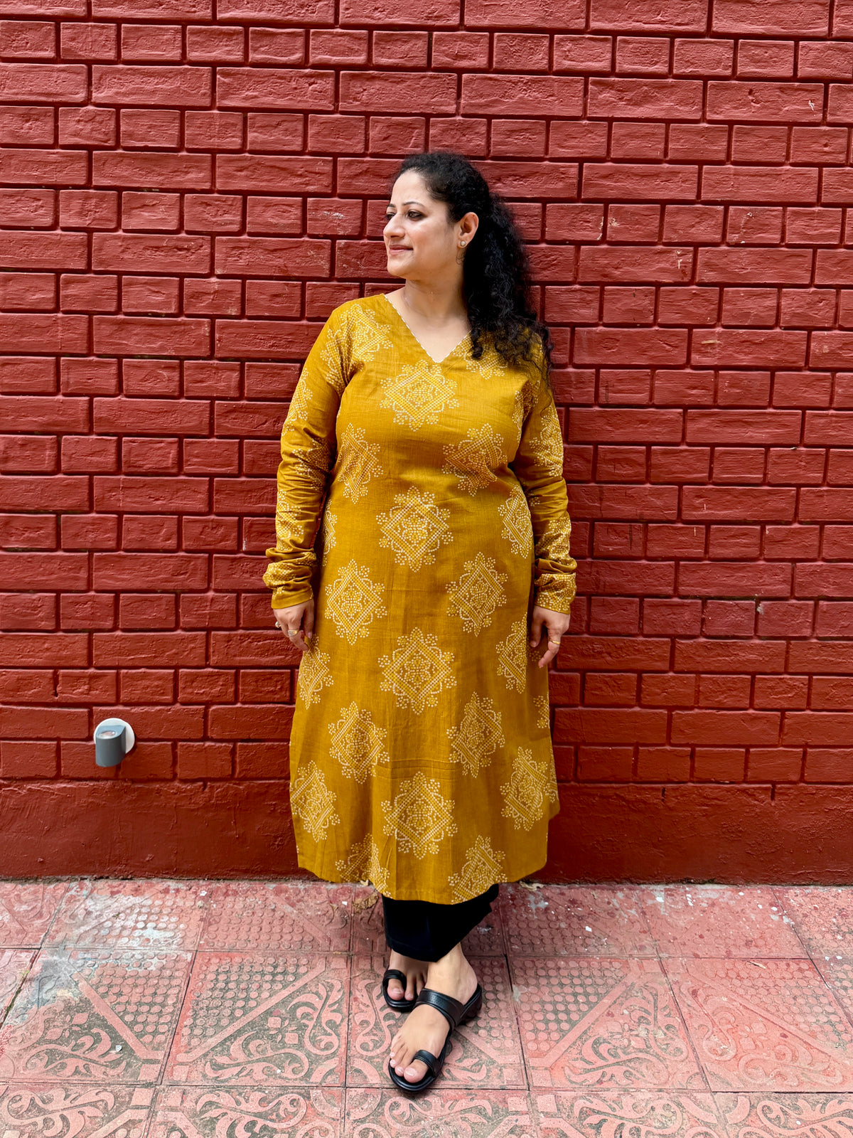 Mustard Yellow Kurta