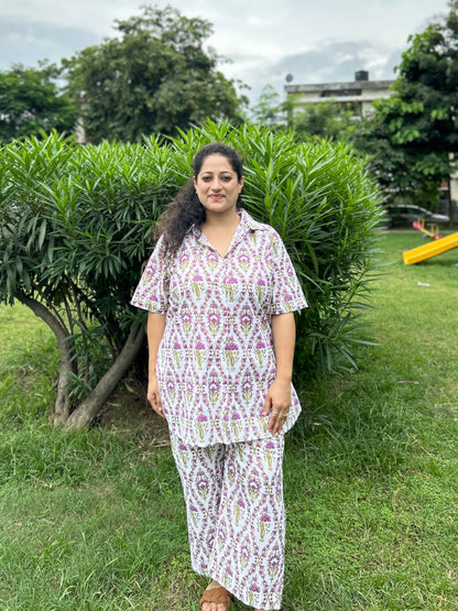 Floral Bliss Cotton Co-ord Set