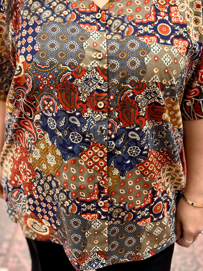 Patch Print shirt ✨