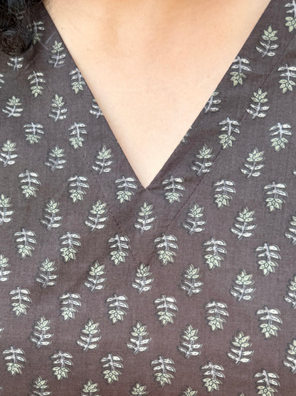Coffee vibe kurta