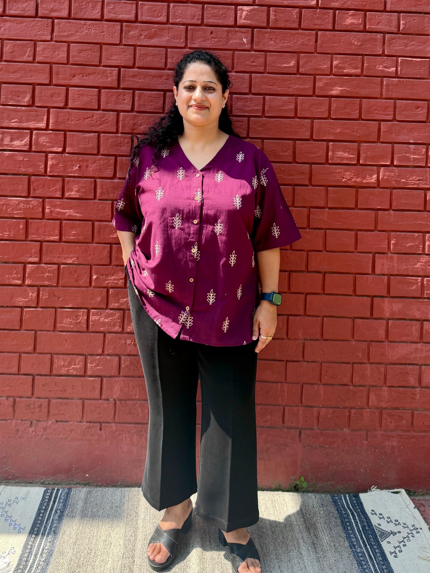 Wine Shirt – Embroidered