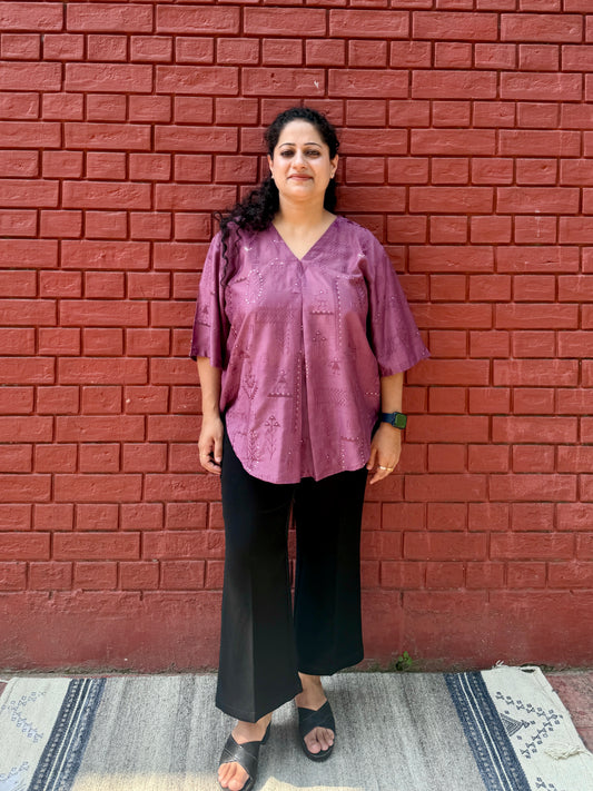 Jamuni Embroidered Anti-Fit Top