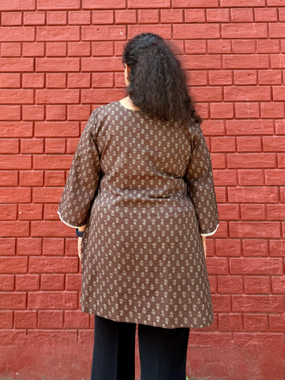 Coffee vibe kurta