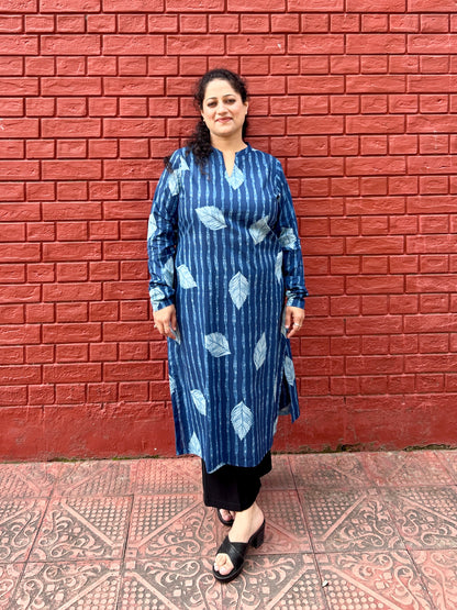 Indigo Leaf Kurta