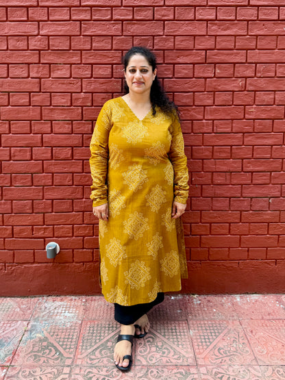 Mustard Yellow Kurta