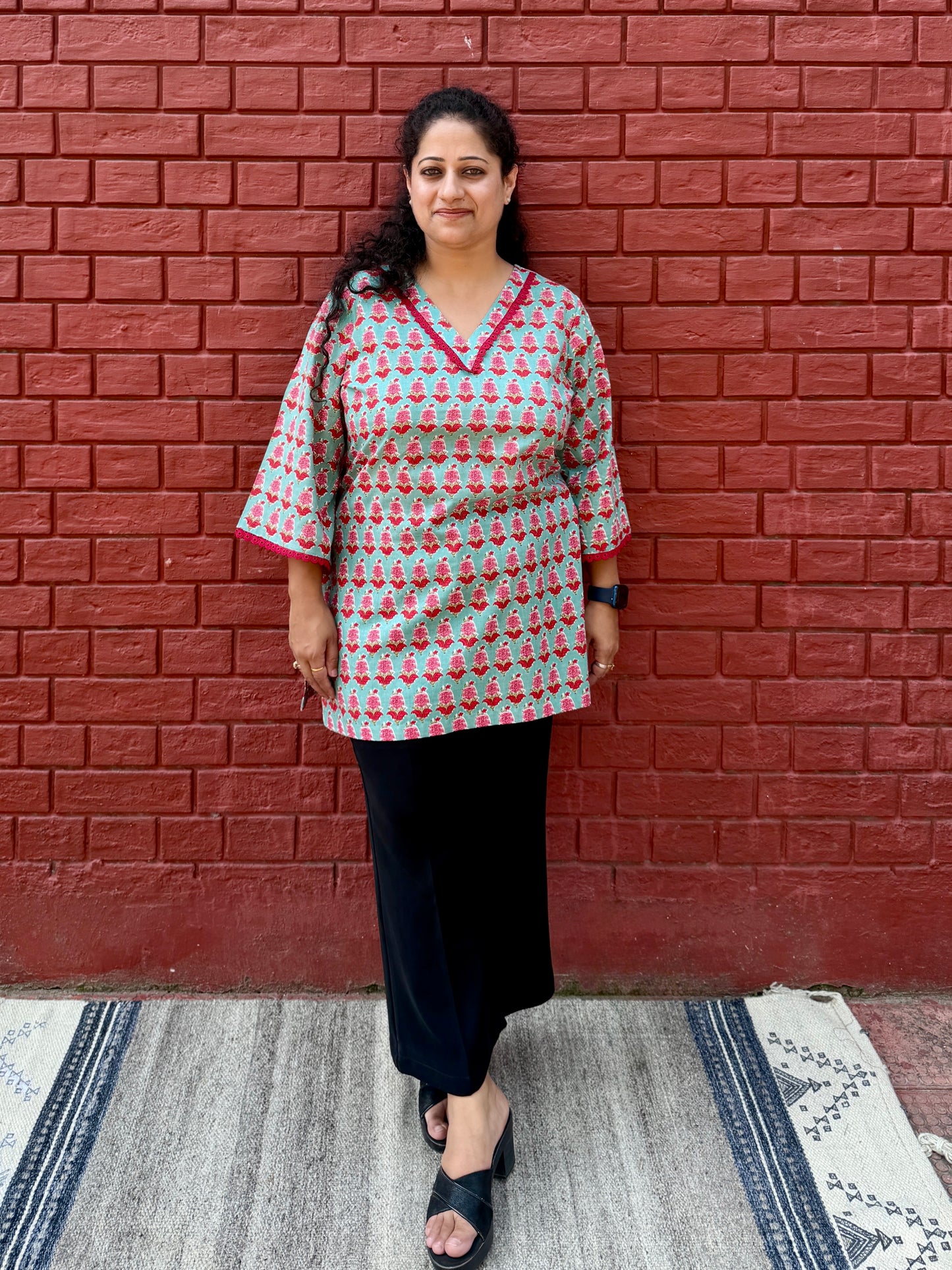 Pista Green kurti