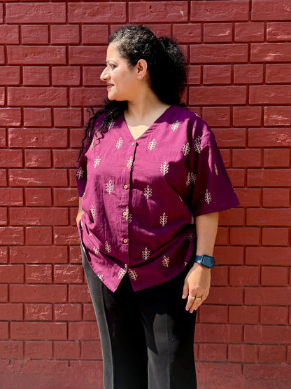 Wine Shirt – Embroidered