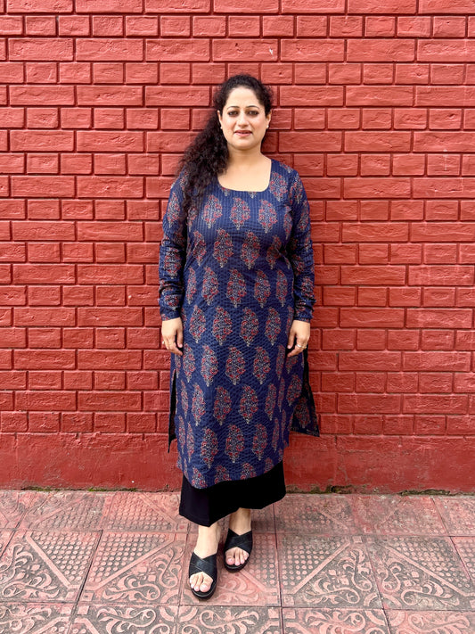 Indigo Buti kurta