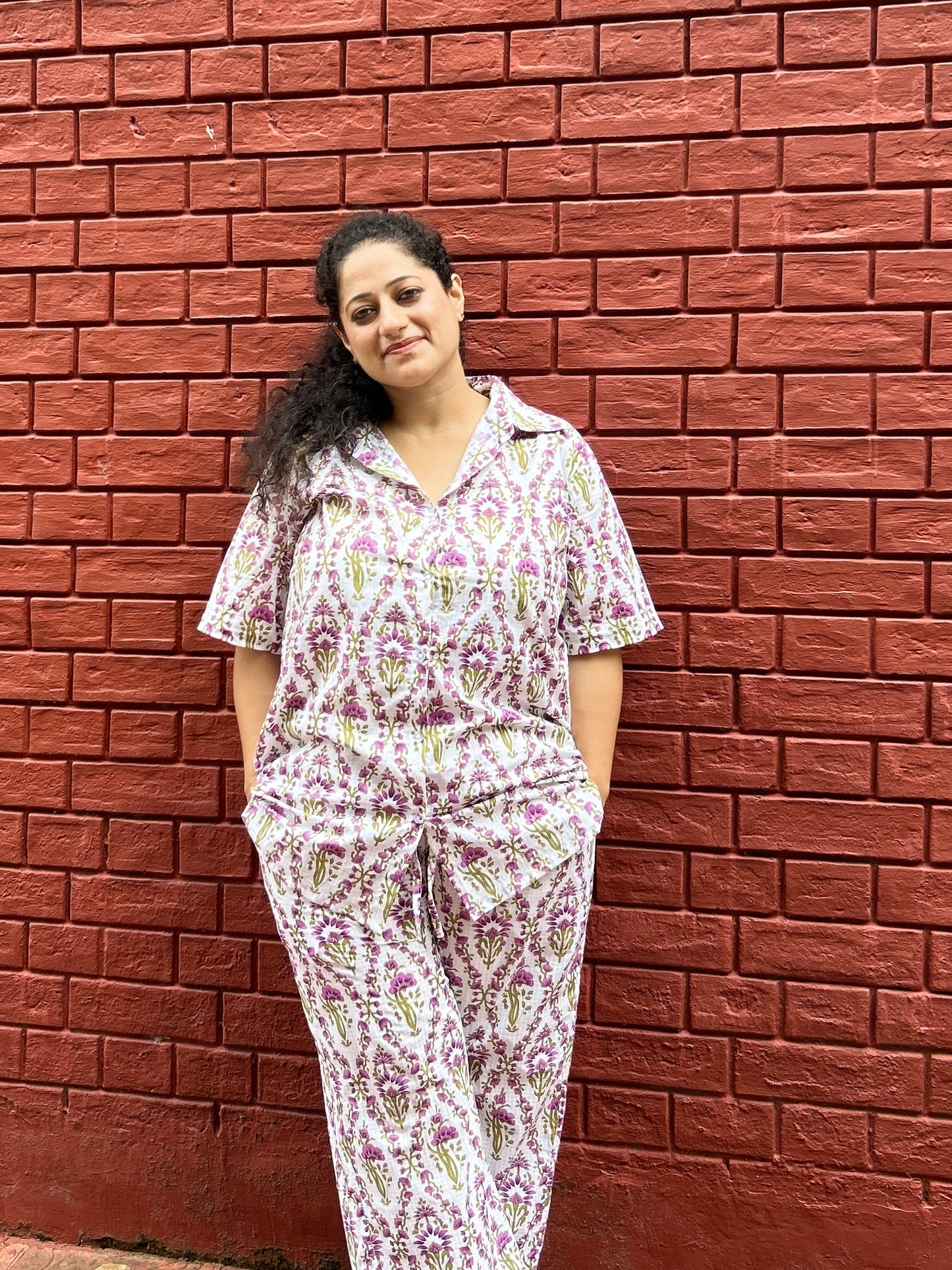 Floral Bliss Cotton Co-ord Set