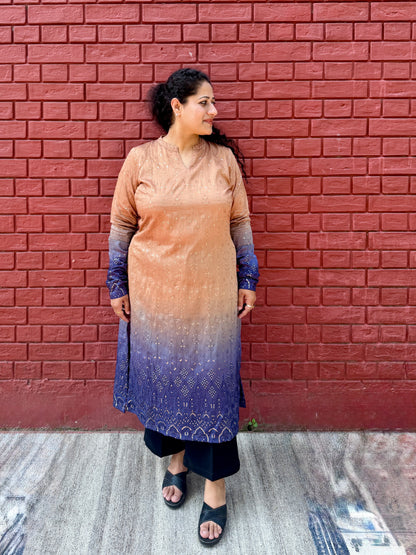 Ombré Neel kurta