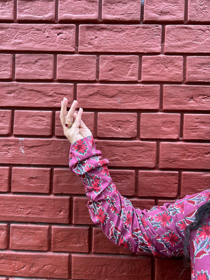 Rani Phool Gather Top ⭐